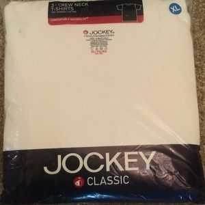 Bnwt mens XL jockey crew neck tshirts